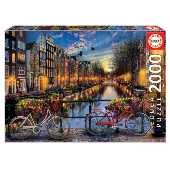 Educa Puzzle 2000 Piezas Ámsterdam - 17127