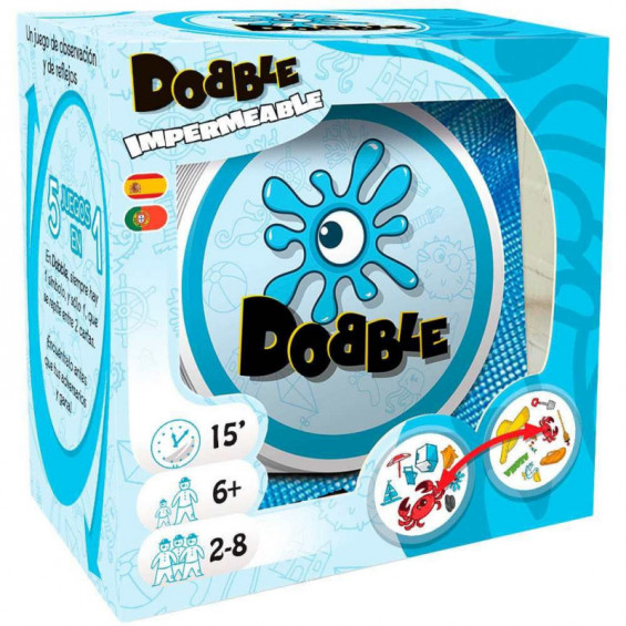 Asmodee Dobble Impermeable Juego de Mesa