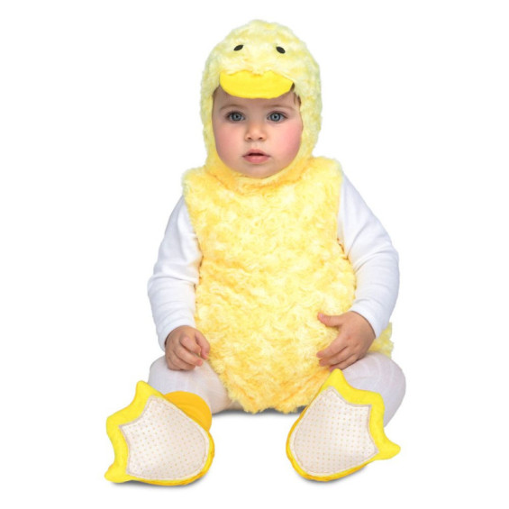 Disfraz Bebé Patito Peluche Amarillo Talla 7-12 Meses