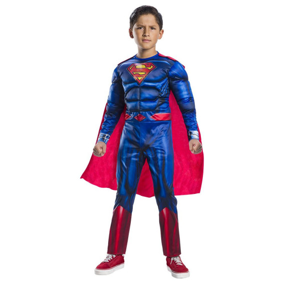 Disfraz Infantil Superman Blackline Talla 5-7 Años