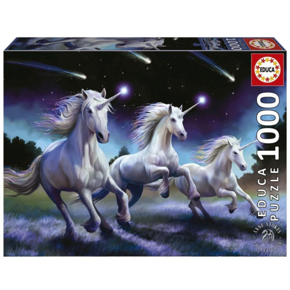 Educa Puzzle 1000 Piezas Unicornios Anne Stokes - 19919