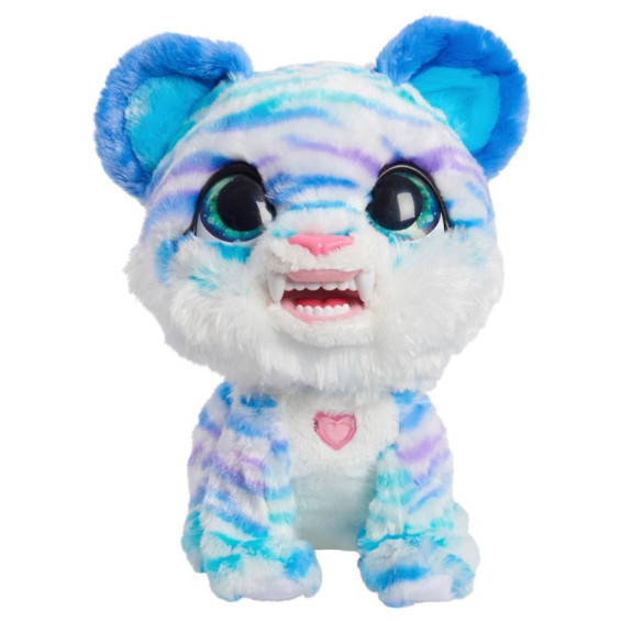 FurReal Lil Wilds Kitty Tigre Polar Con Dientes De Sable Peluche Interactivo