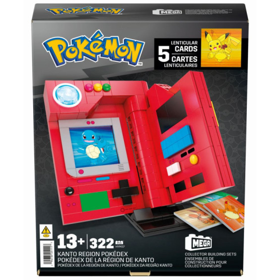 Mega Construx Pokémon Pokédex de la Región de Canto