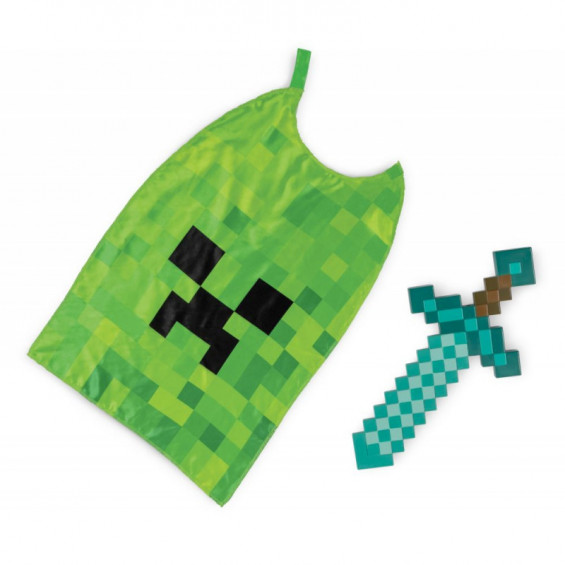 Minecraft Set Espada y Capa