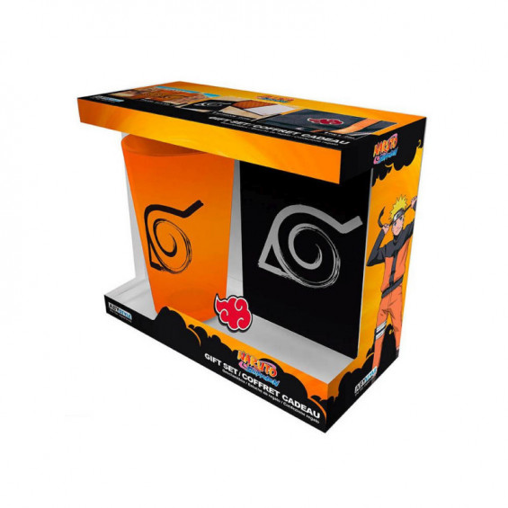 Naruto Shippuden Pack Vaso XXL, Pin y Cuaderno