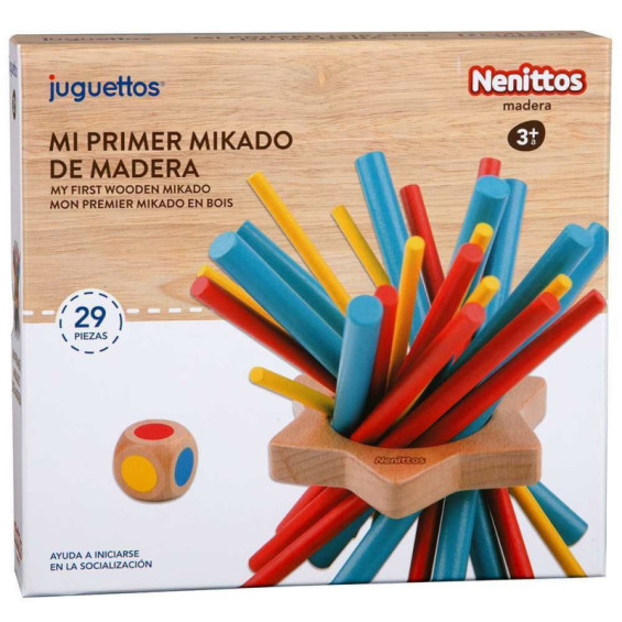 Nenittos Mi Primer Mikado de Madera