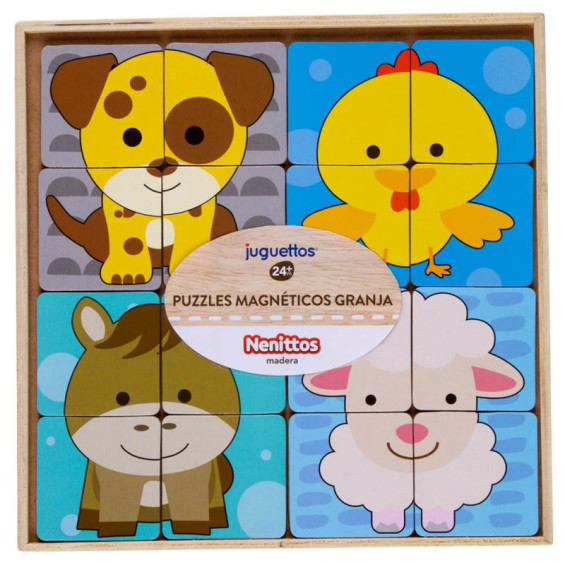 Nenittos Puzzle Magnéticos Granja 36 Piezas