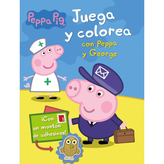 Peppa Pig Juega y Colorea con Peppa y George. Cuaderno de Actividades