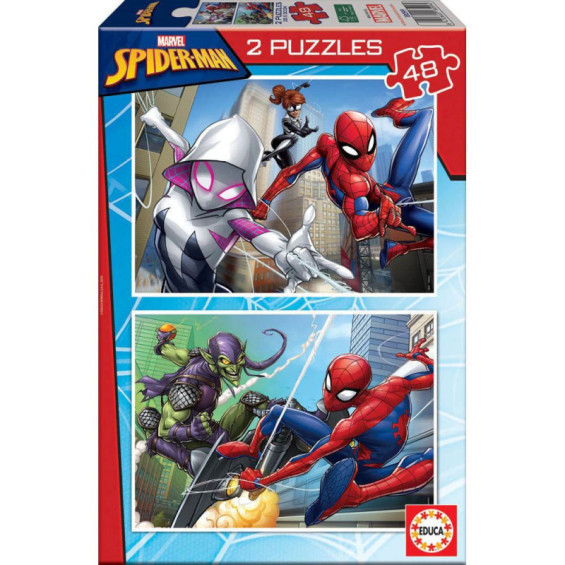 Educa Puzzle 2 x 48 piezas SPIDER-MAN - 18099